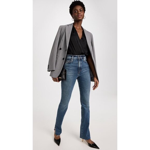 💕FAVORITE DAUGHTER💕 Valentina Super High Rise Tower Jean Medium Indigo 29 NWT - Picture 6 of 16